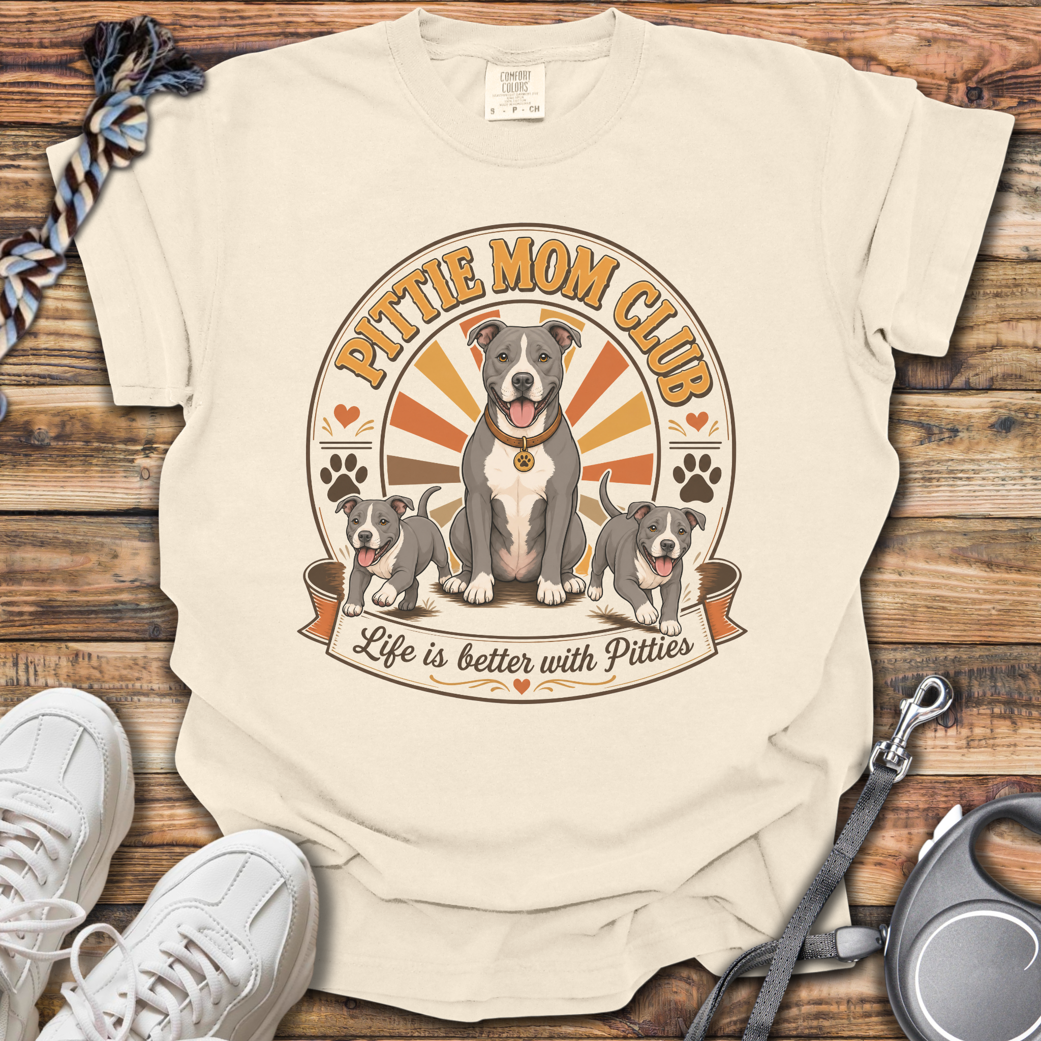 Pittie Mom Club T-Shirt