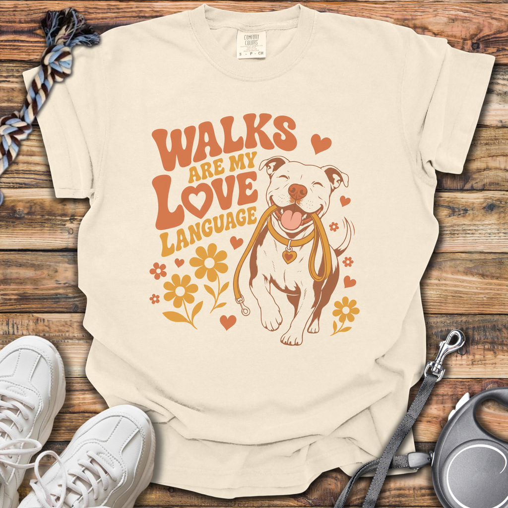 Walks Are My Love Language T-Shirt