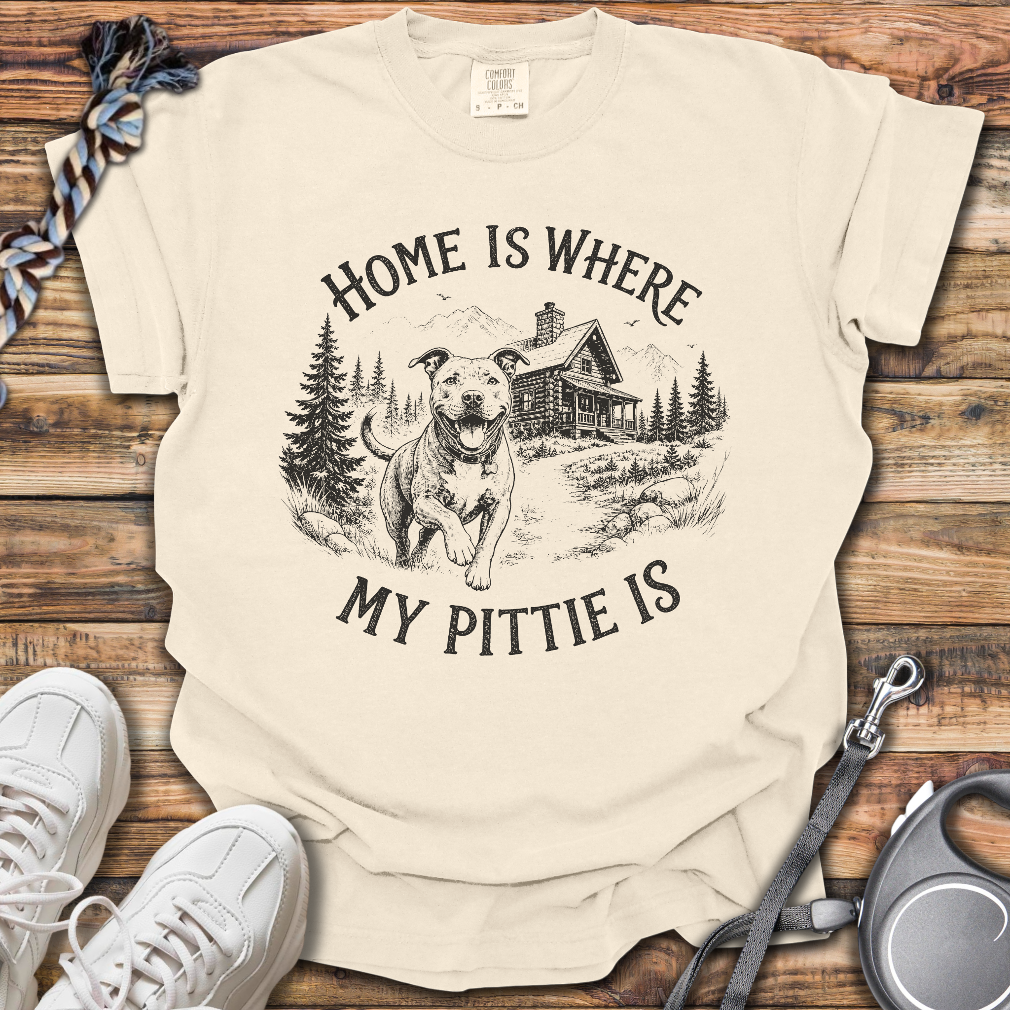 Home Is Where My Pittie Is T-Shirt