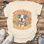 Stay Groovy Adopt Pitties T-Shirt