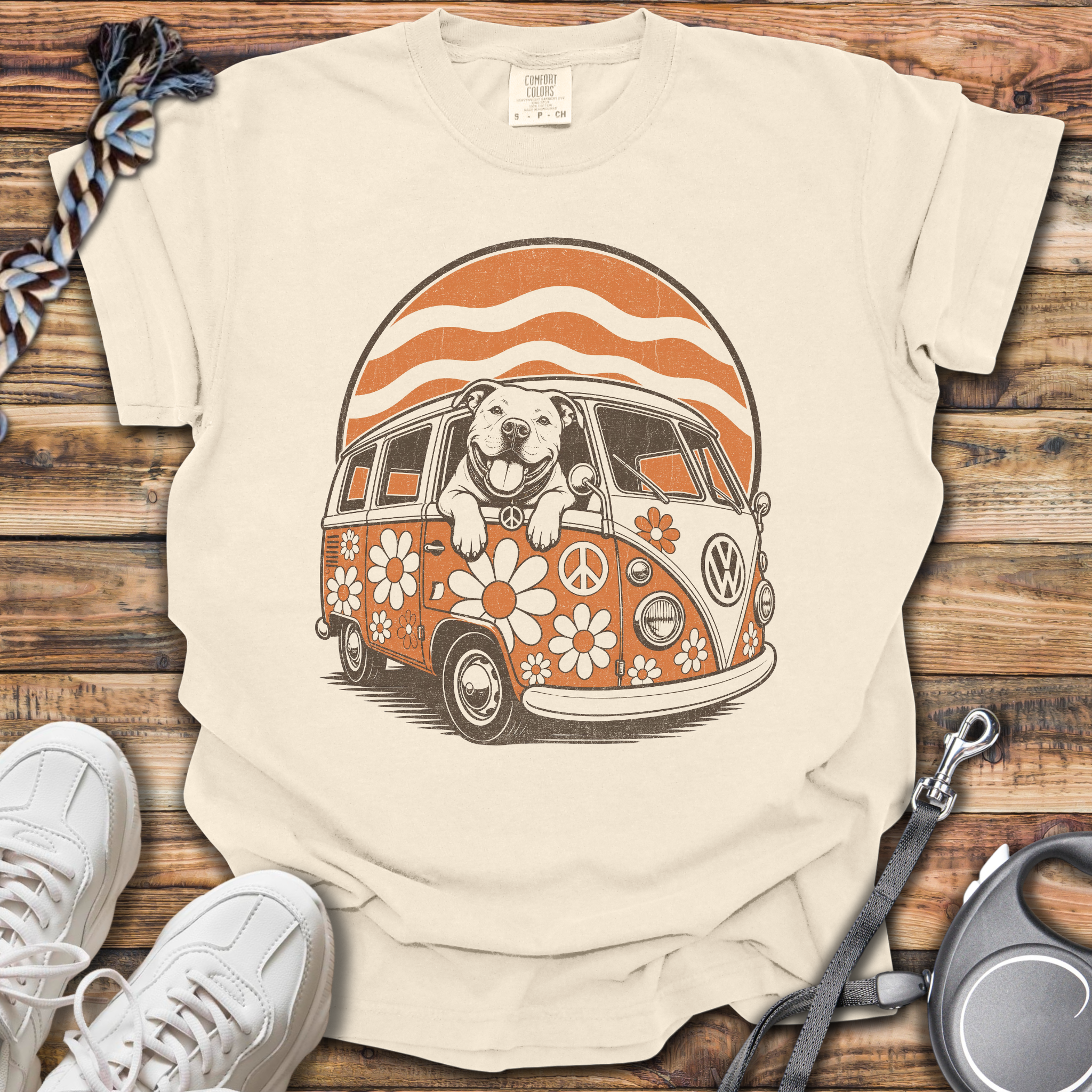 Velvet Hippo Peace Van T-Shirt