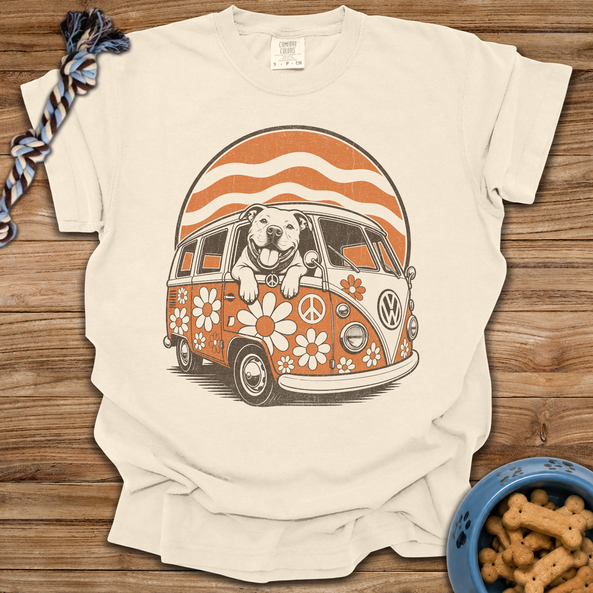 Velvet Hippo Peace Van T-Shirt