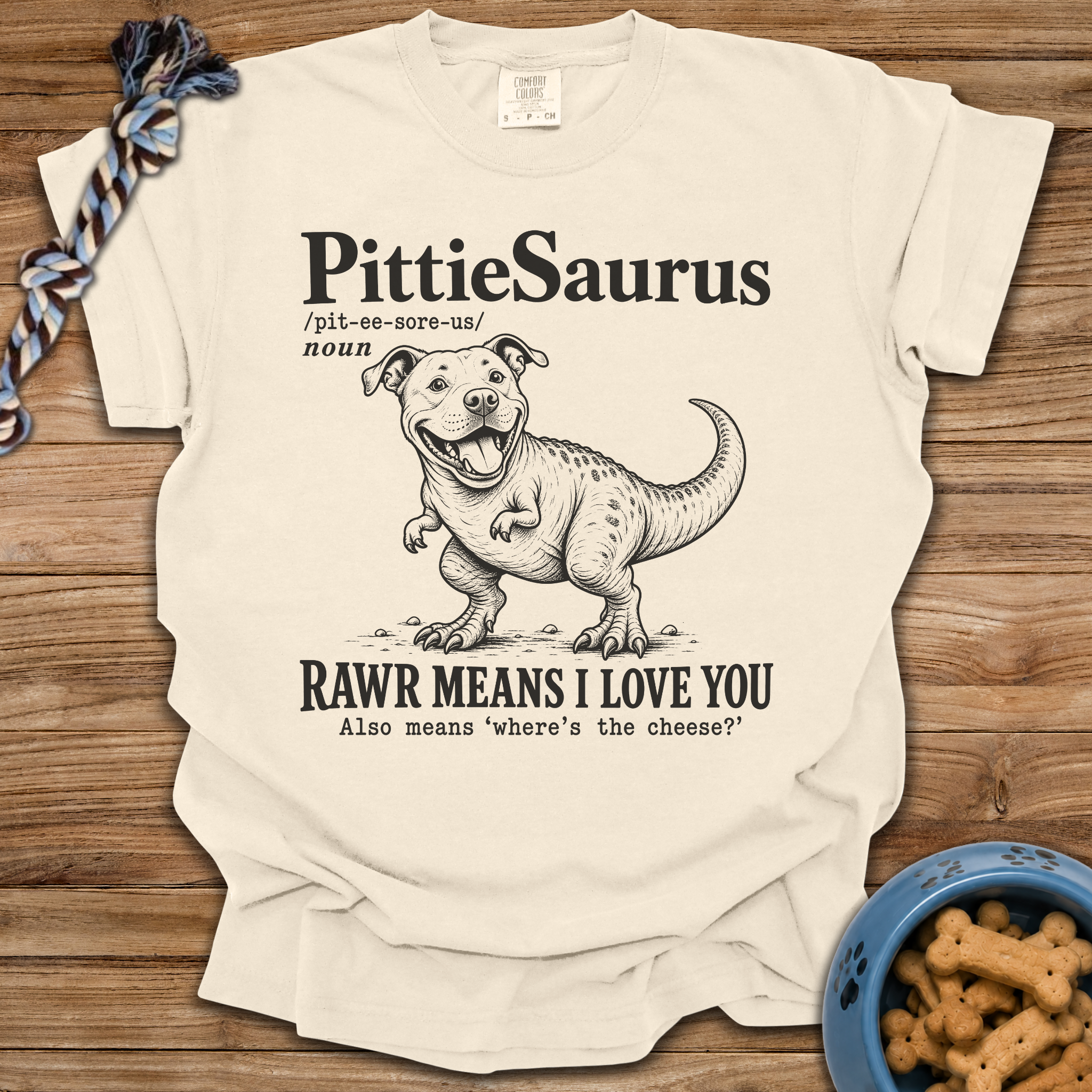 Pittiesaurus Rawr T-Shirt