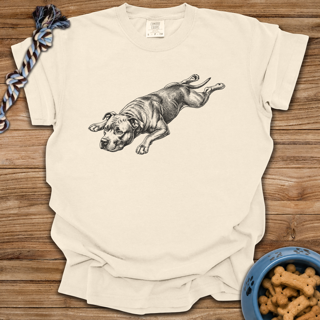 Splooting Pittie T-Shirt