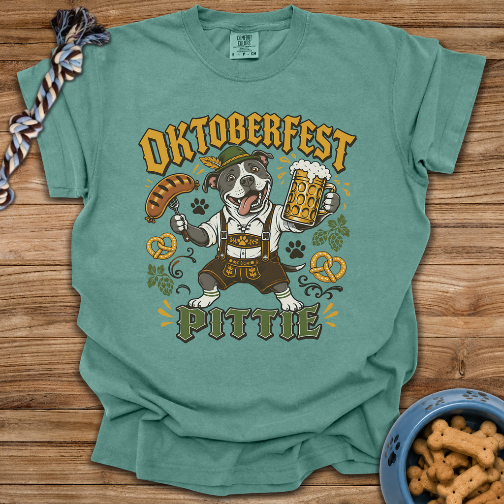 Oktoberfest Pittie T-Shirt