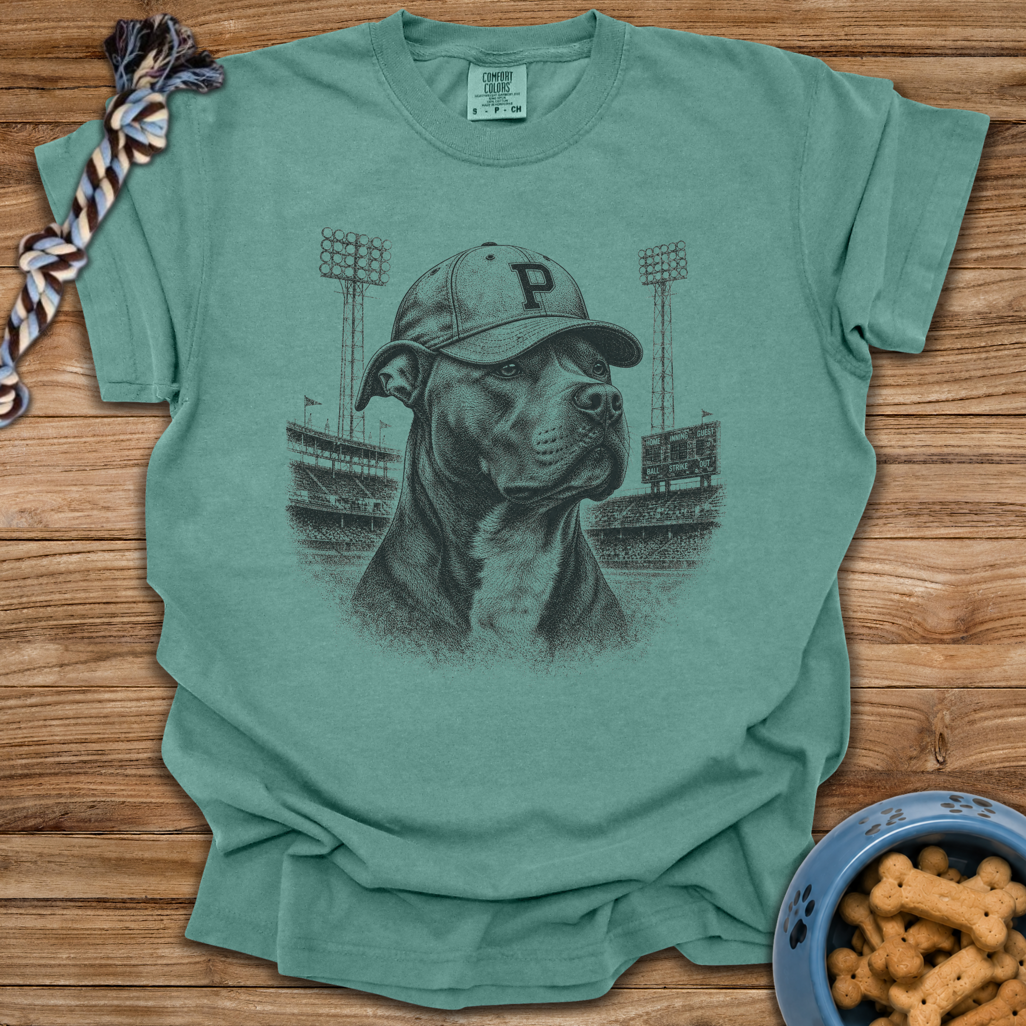 Vintage Pitbull Baseball T-Shirt