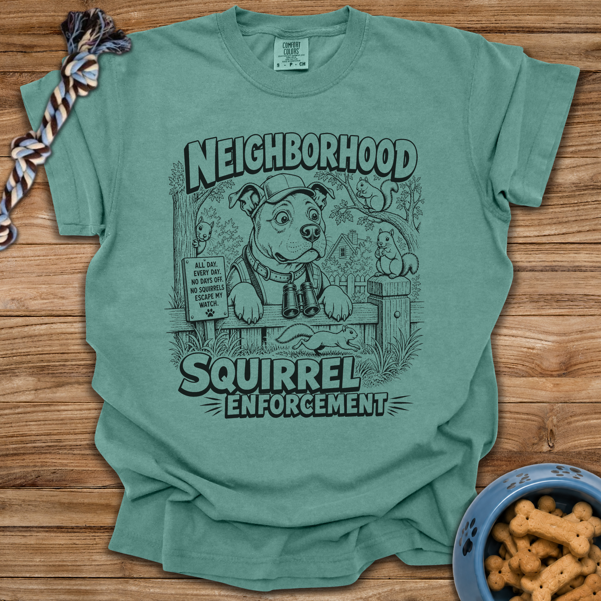 Neighborhood Squirrel Enforcement T-Shirt