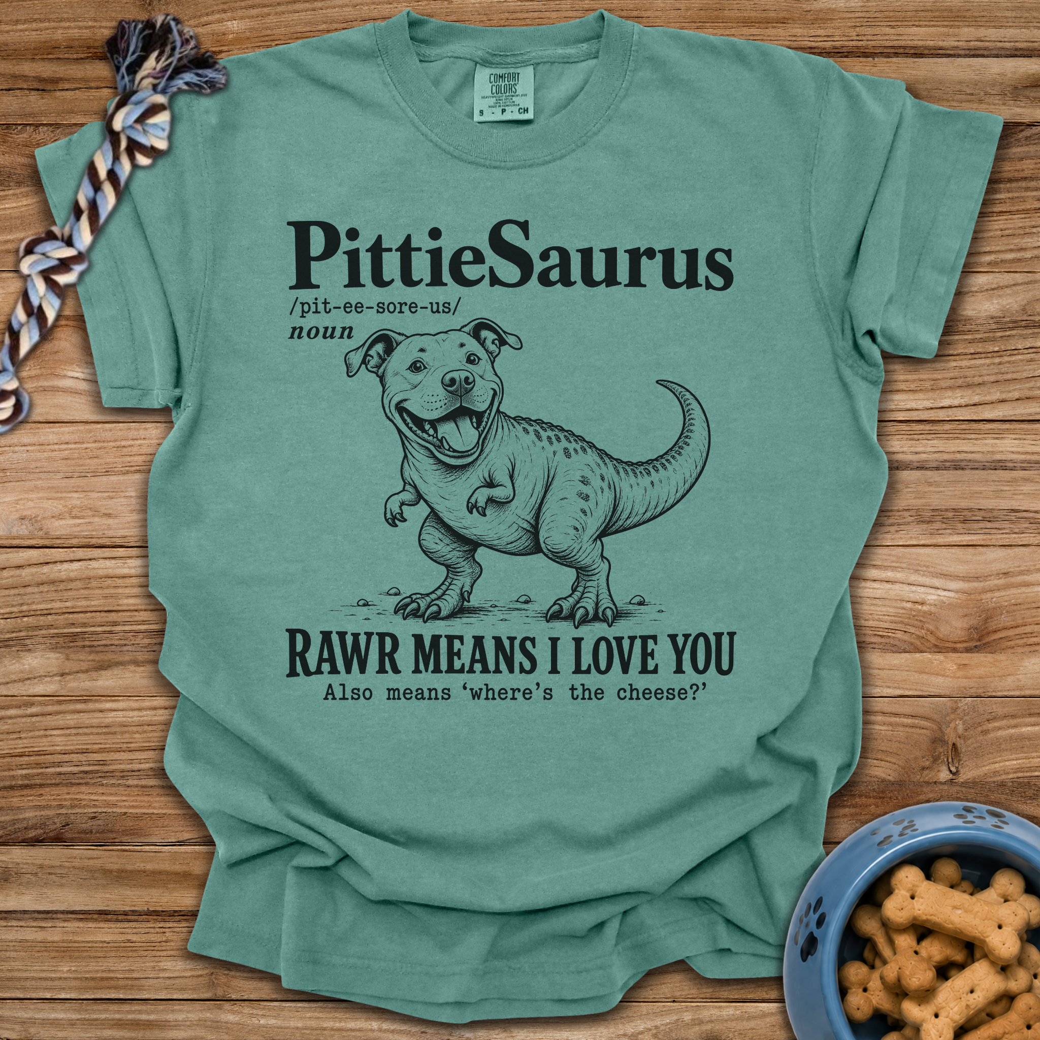 Pittiesaurus Rawr T-Shirt