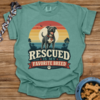 Rescued Is My Favorite Breed T-Shirt