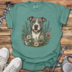 Pittie Wildflowers T-Shirt