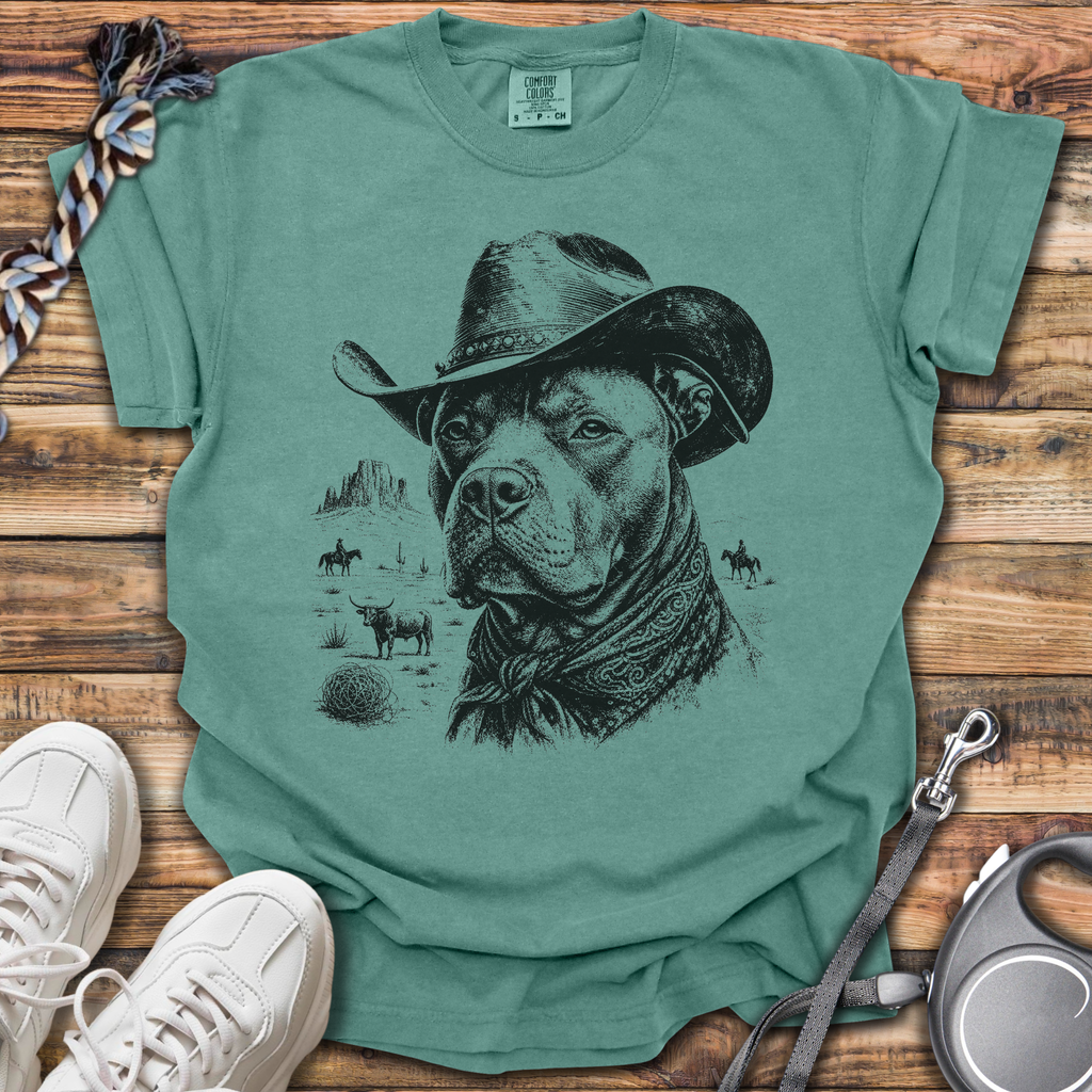 Cowboy Pittie T-Shirt