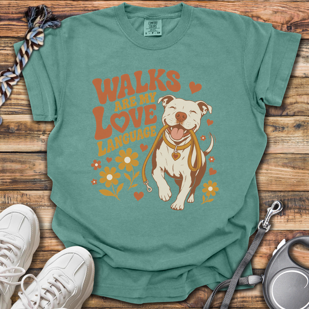 Walks Are My Love Language T-Shirt