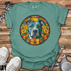Stained Glass Pitbull T-Shirt