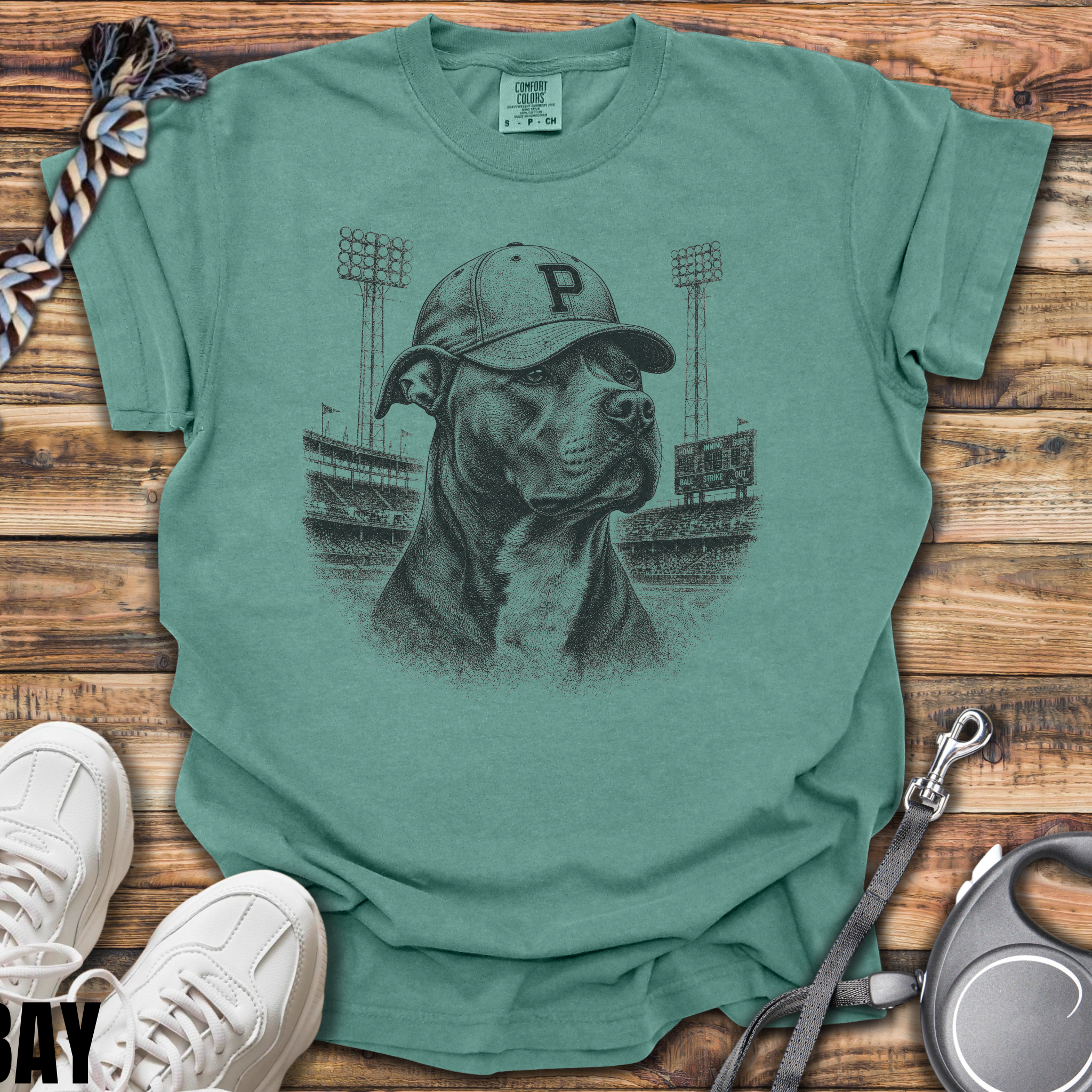Vintage Pitbull Baseball T-Shirt