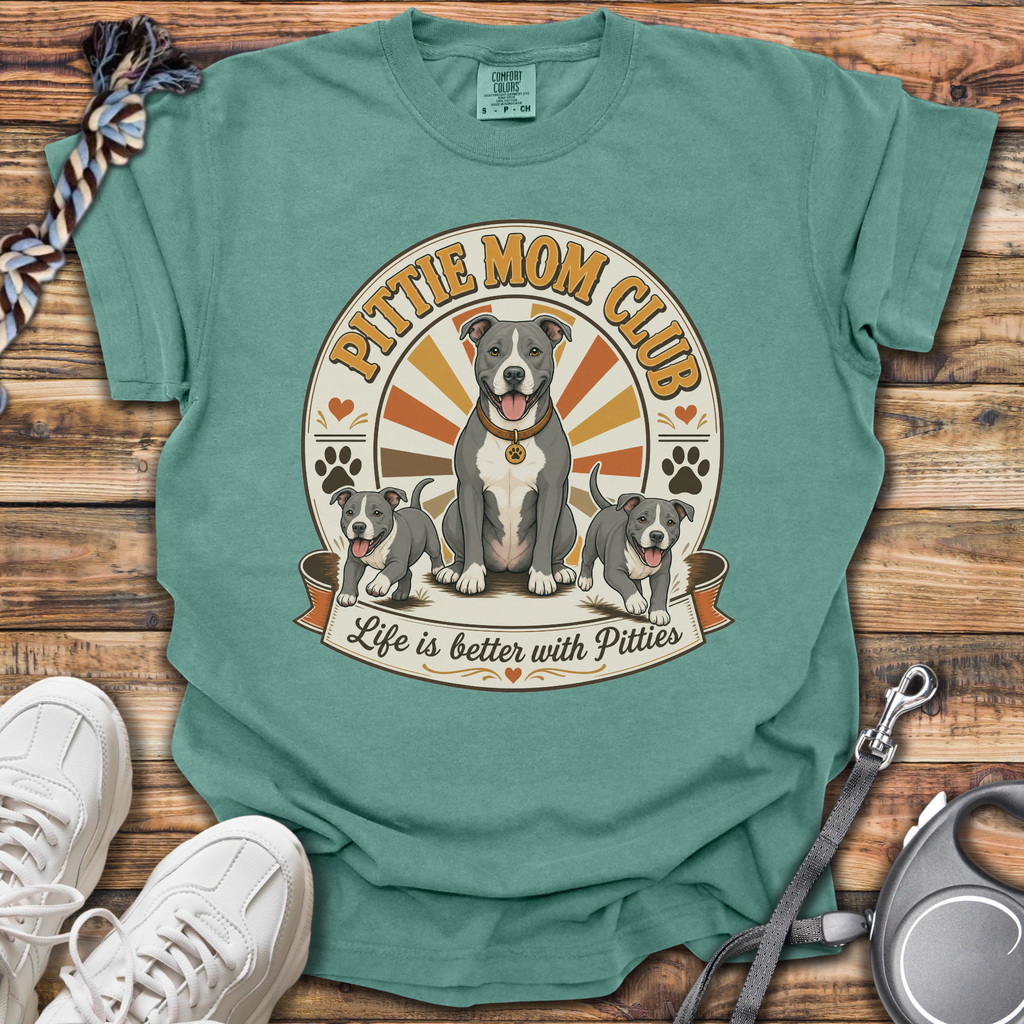Pittie Mom Club T-Shirt