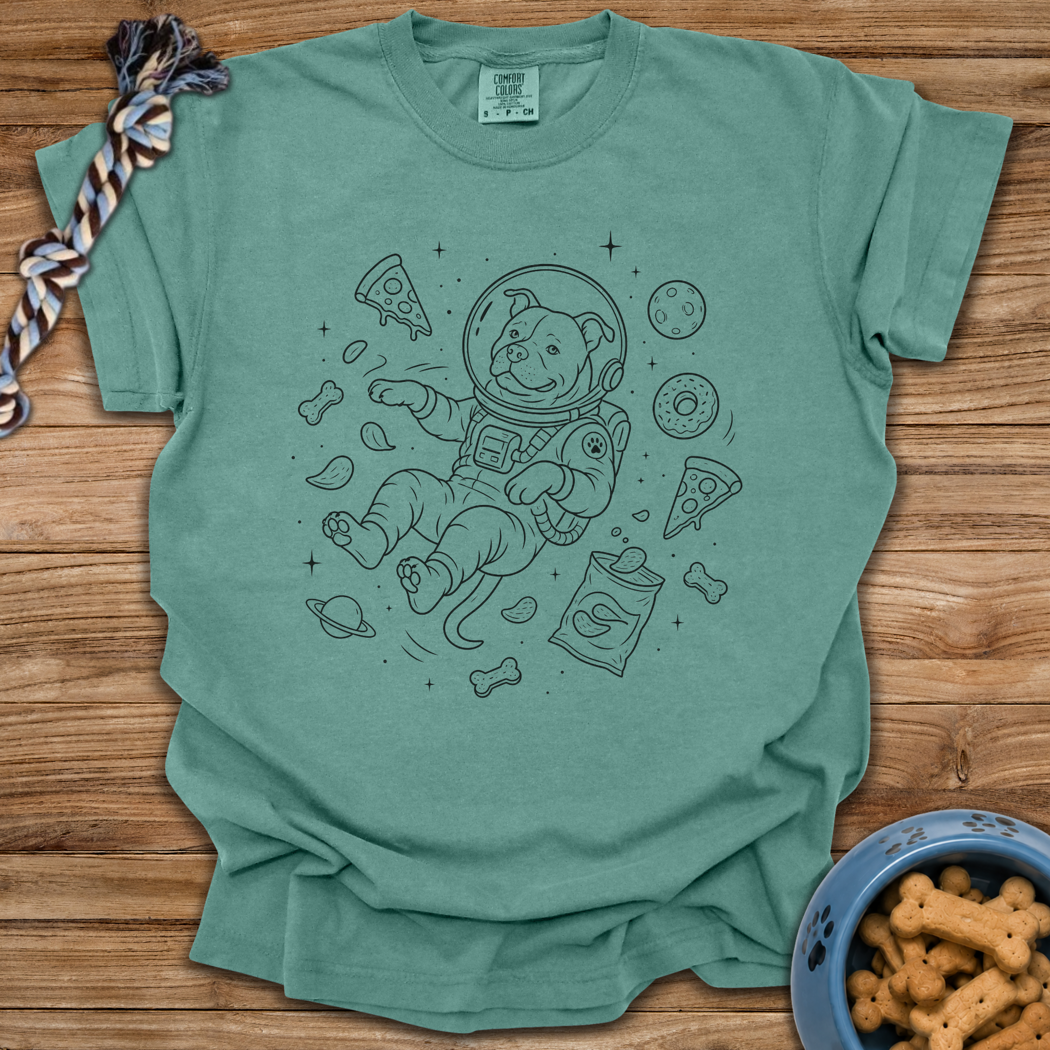 Pittie Astronaut T-Shirt