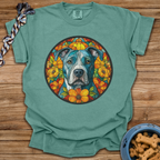 Stained Glass Pitbull T-Shirt
