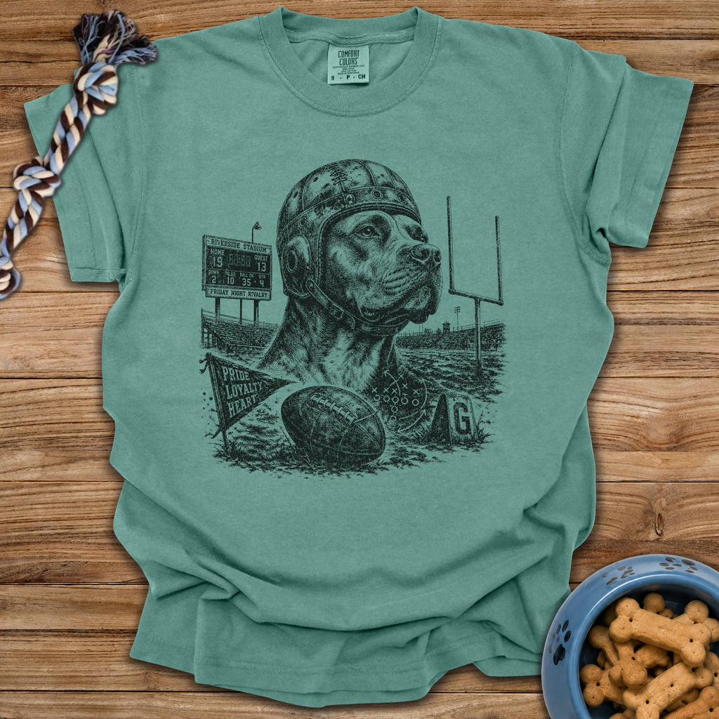 Vintage Pitbull Football T-Shirt