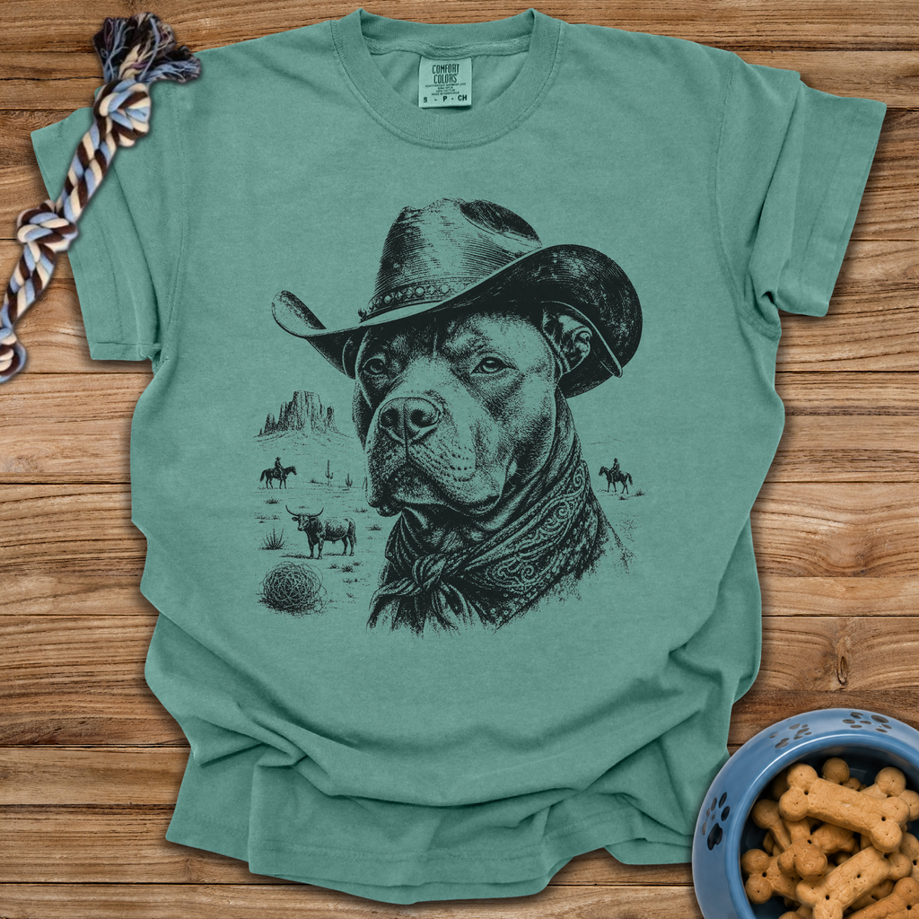 Cowboy Pittie T-Shirt