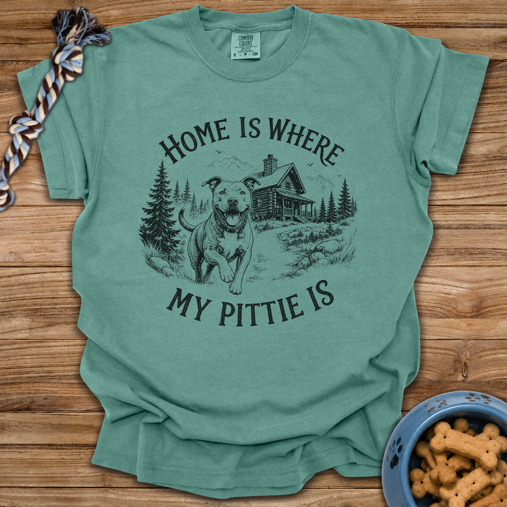 Home Is Where My Pittie Is T-Shirt