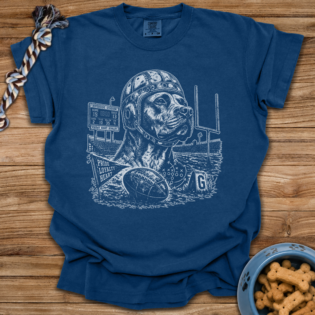 Vintage Pitbull Football T-Shirt