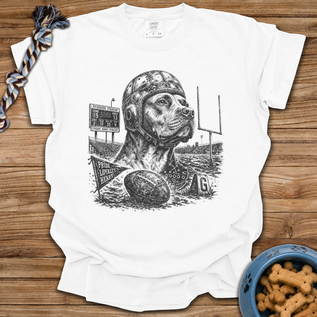 Vintage Pitbull Football T-Shirt